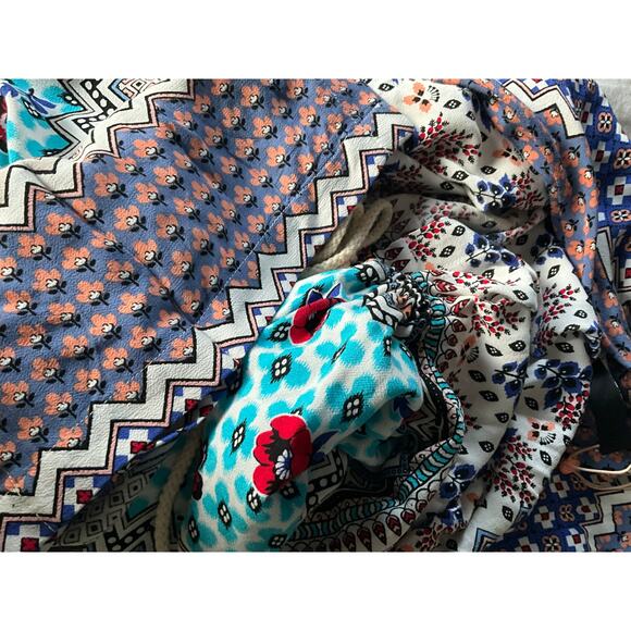 Minkpink Tie mini dress beach cover up boho tunic M/L - Picture 6 of 8